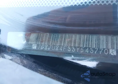 2003 Saturn L-Series Lw200 from USA, damaged, VIN 1G8JU84F33Y543770